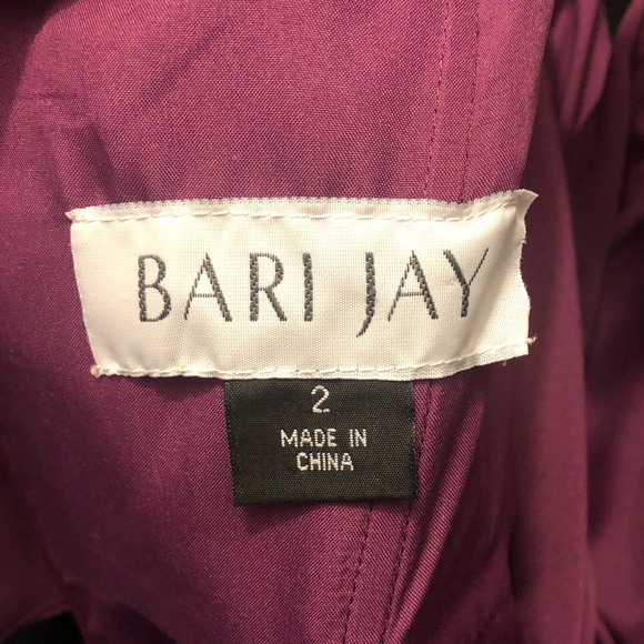Bari Jay bridesmaid gown 1730 raspberry size 2 - Picture 6 of 6